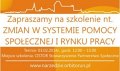 Zmiany w systemie pomocy społecznej i rynku pracy - szkolenie dla toruńskich PES